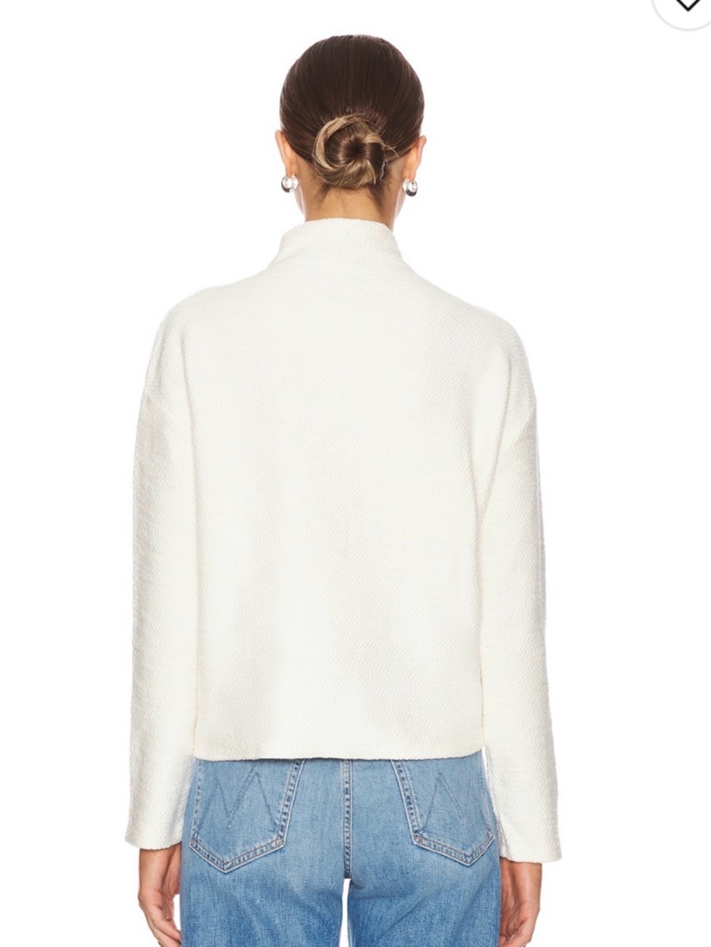 NWT Bobi Pullover Turtleneck in Parchment- still n stores - Picture 3 of 5